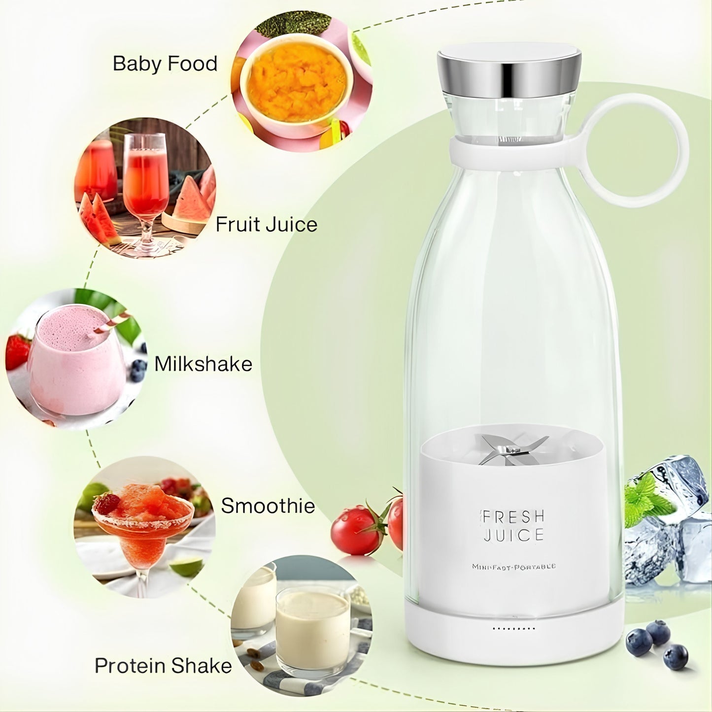 Travel Portable Mini Juice Blender