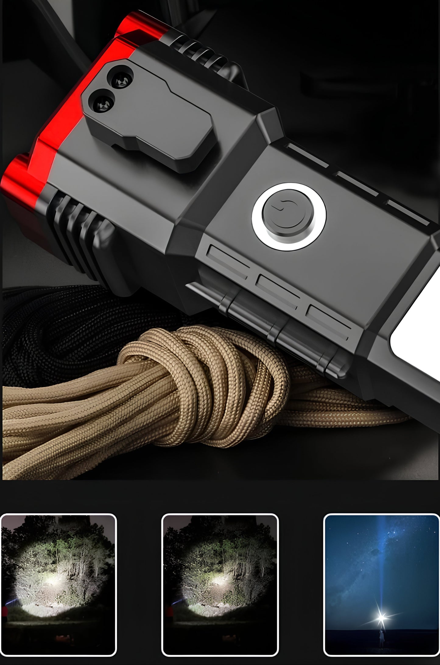 Multifunctional Work Portable LED Flashlight